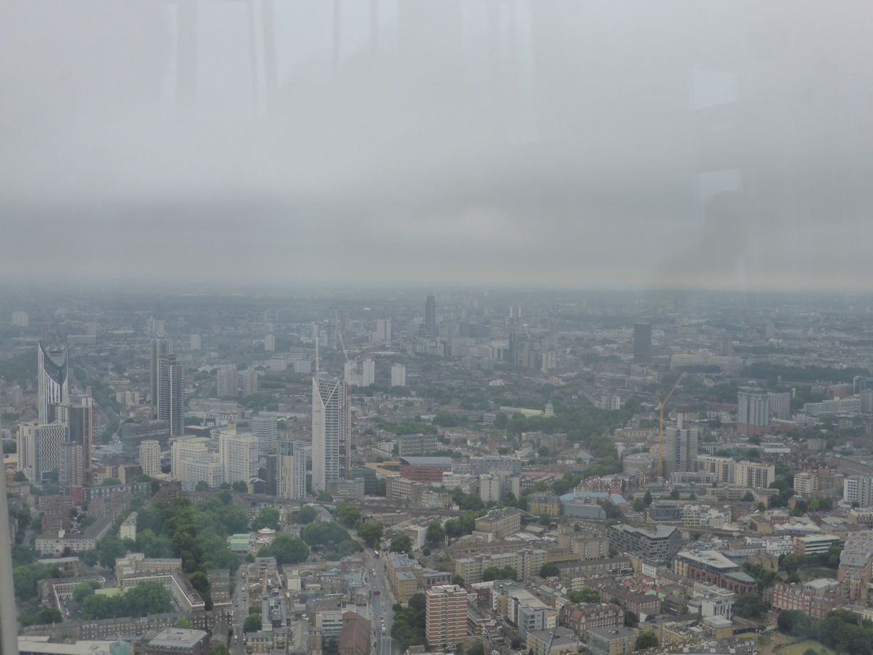 London the view from the Shard
