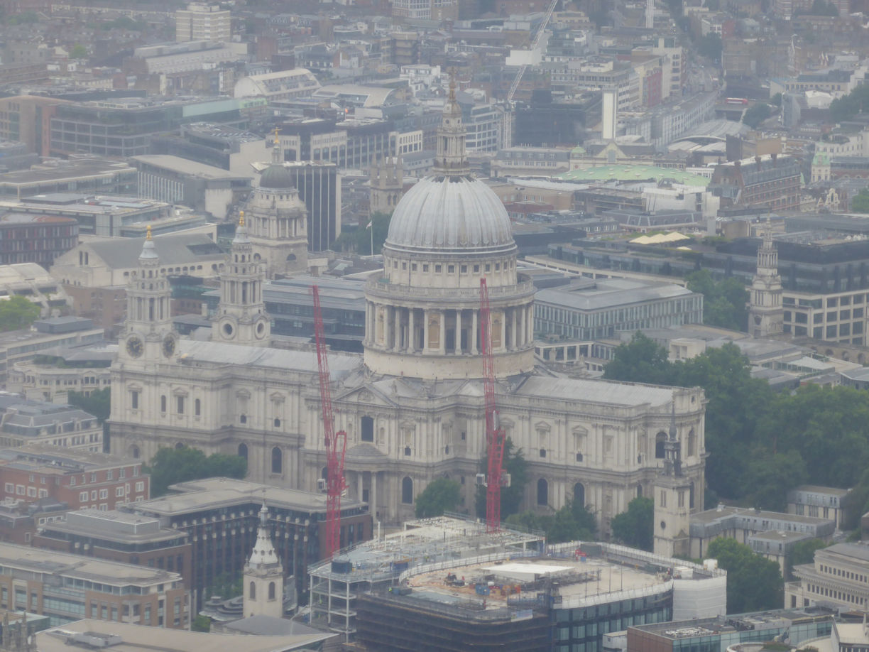 London the view from the Shard
