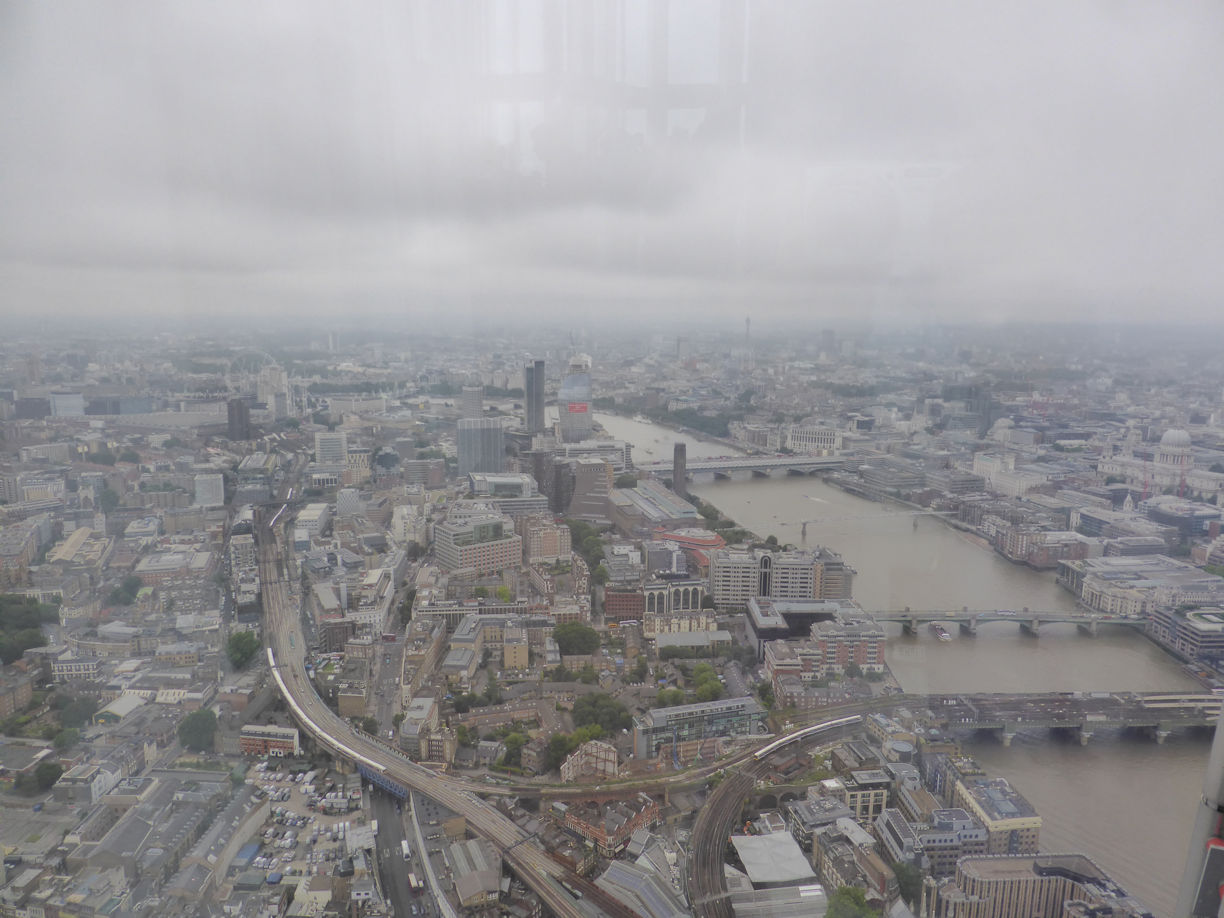 London the view from the Shard
