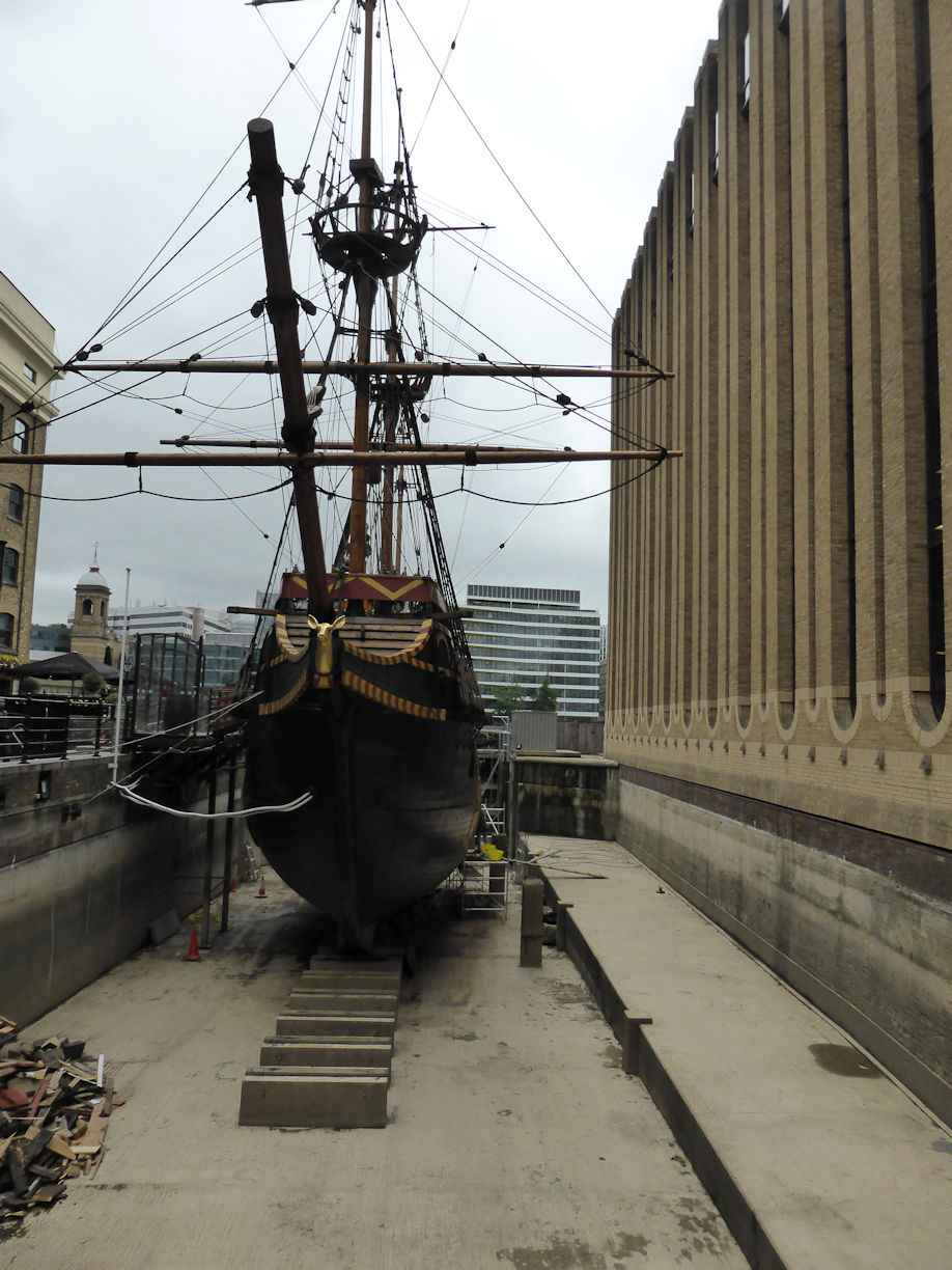 London the golden Hind replica
