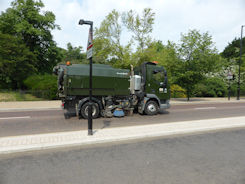 Hyde Park London soldiers poo sweeper