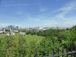 View from Observatory Hill in Greenwich