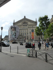 The back of the Opera House Paris