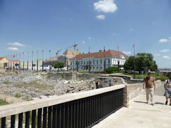 Budapest – archaeological work near the Presidential Palace