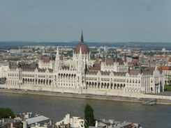 Budapest – View of Parliament from Fisferman's Bastion