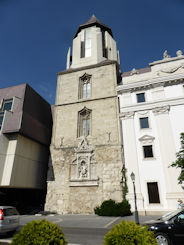 Budapest – Old church attached to the Hilton hotel