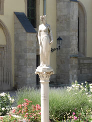 Budapest – Statue near City parish church