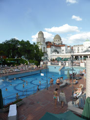 Budapest – inside Gellert Hotel Bath Complex