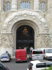 Budapest – entrance to Gellert Hotel Bath Complex