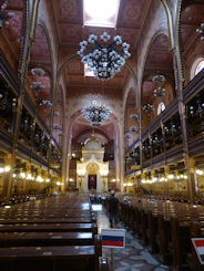 Budapest – inside the Great Synagogue