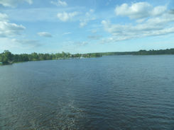 Lake on way to St Petersburg