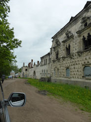 St Petersburg – old house and church near Catherine's Palace