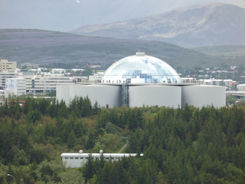 Reykjevik – Cathedral view from spire Perlan