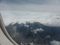 Iceland – flying across the country Ice field