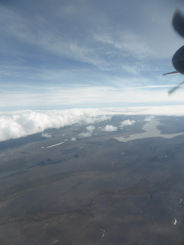 Iceland – flying across the country Ice field