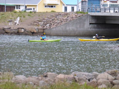 Iceland east – Seydisfjordur mad pepole in kayaks