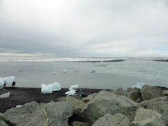 Iceland east – Jökulsárlóen Glacier Lagoon iceburgs on beach