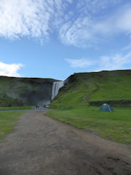 Iceland – Near Vik – Skogafoss Waterfall 