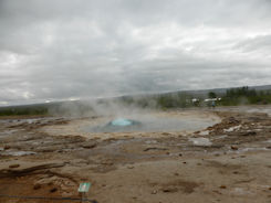 Iceland – Geyser – dome forming