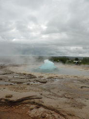 Iceland – Geyser – dome forming