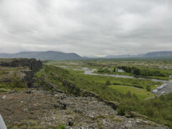 Iceland – Thingvellir National Park – view over lake