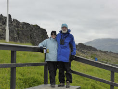 Iceland – Thingvellir National Park – Law Stone + Nick + Robyn