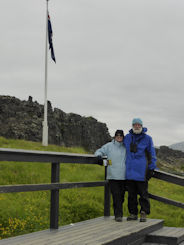 Iceland – Thingvellir National Park – Law Stone + Nick + Robyn