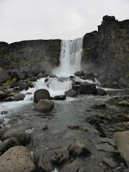 Iceland – Thingvellir National Park – waterfall