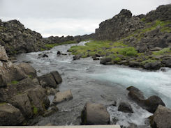 Iceland – Thingvellir National Park – waterfall