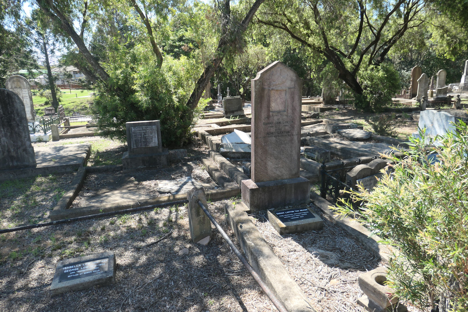 adjacent graves
